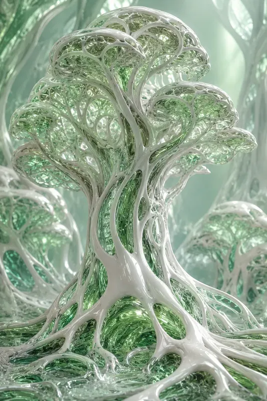 Organic Crystal Sculptures