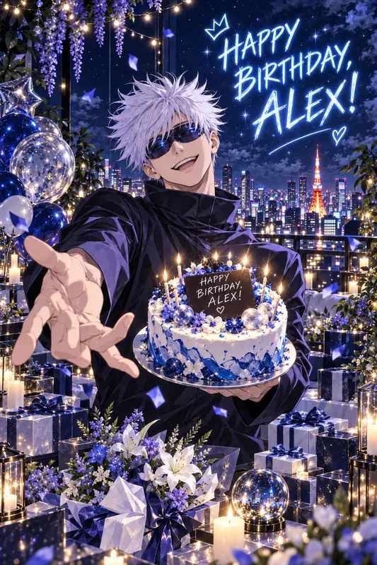 Anime Birthday Poster Generator