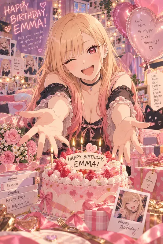 Anime Birthday Poster Generator