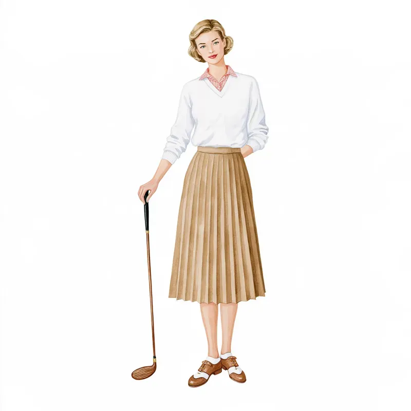 Vintage Preppy Golf Watercolors