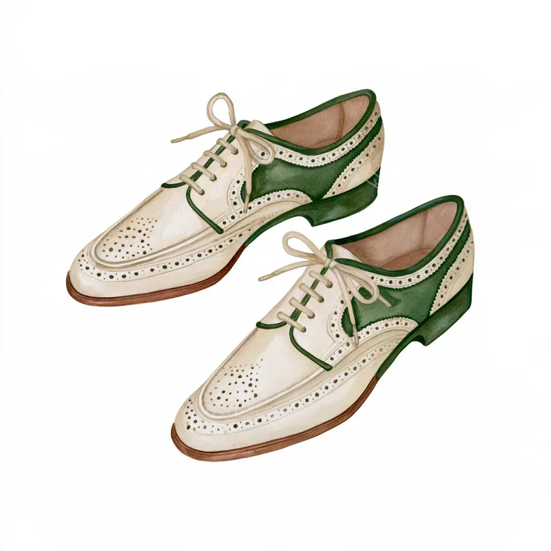 Vintage Preppy Golf Watercolors