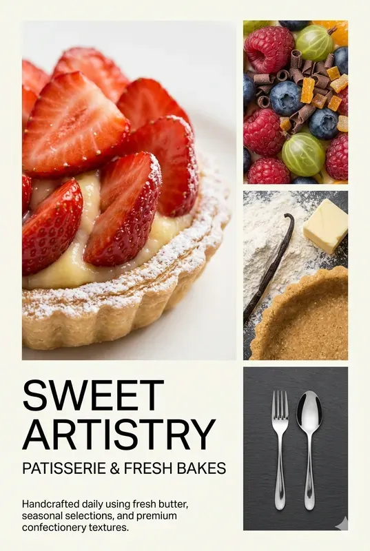 Food Poster Template Editorial Layouts