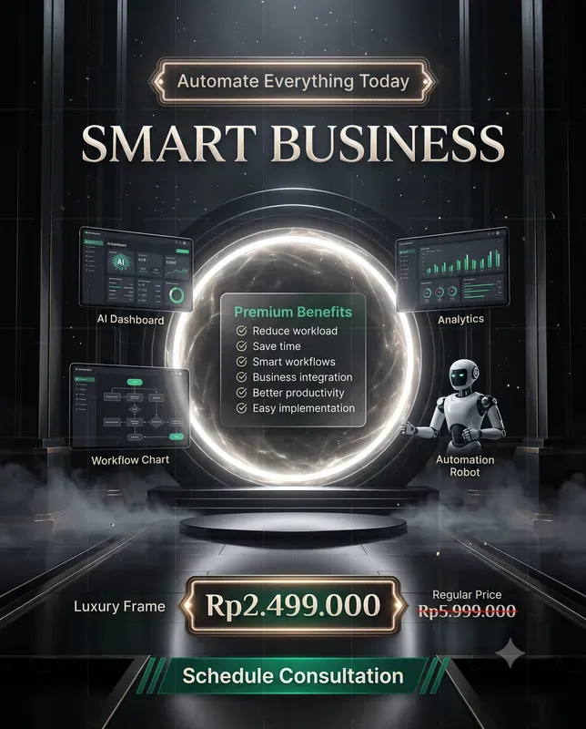 Luxury Portal Promo Poster Generator