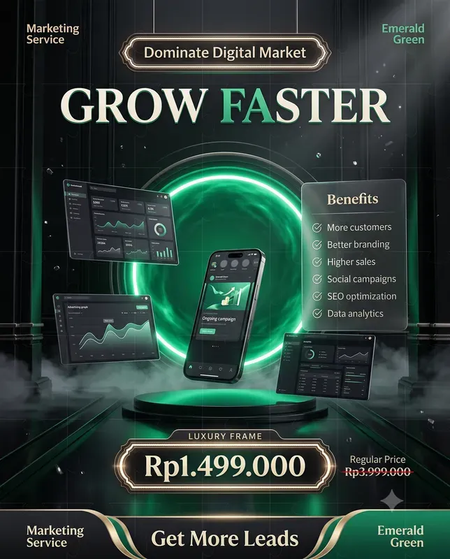 Luxury Portal Promo Poster Generator