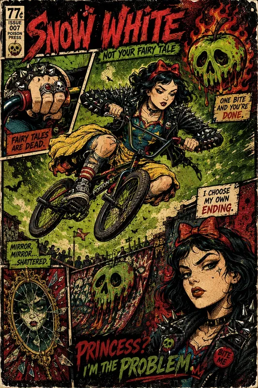 Pop Punk Fairytale Comic Posters