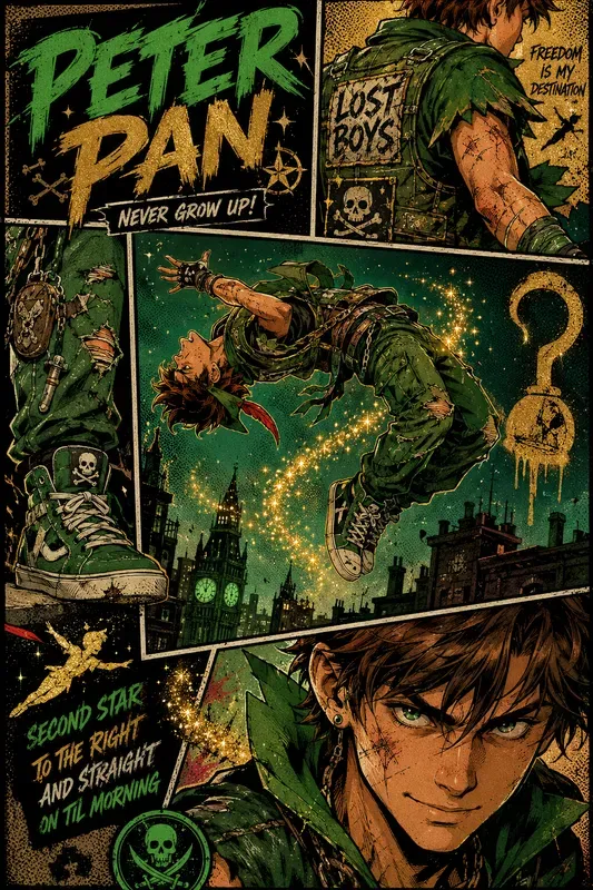Pop Punk Fairytale Comic Posters