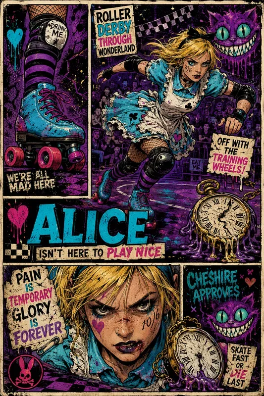Pop Punk Fairytale Comic Posters