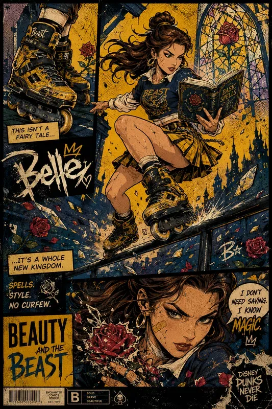 Pop Punk Fairytale Comic Posters