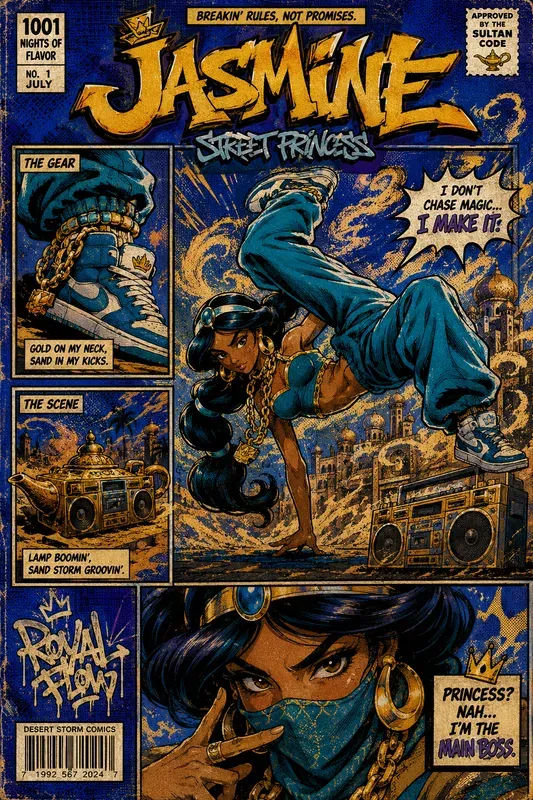 Pop Punk Fairytale Comic Posters