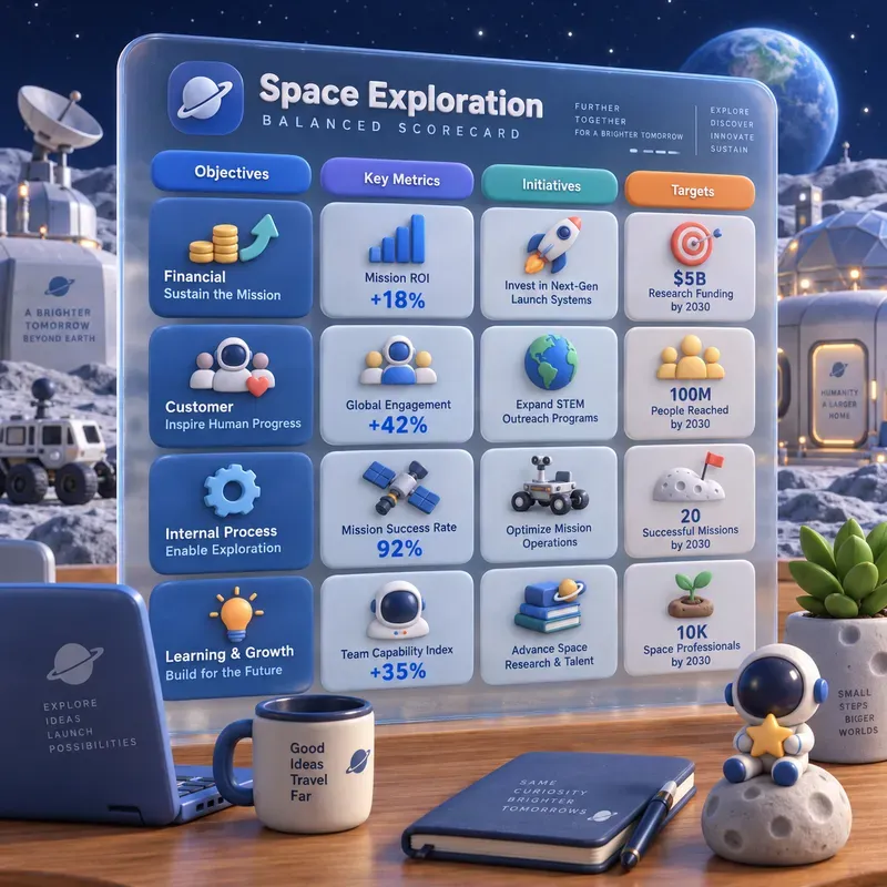 3D Business Infographic Dashboards