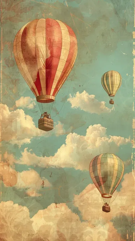 Vintage Sky Objects Wallpapers