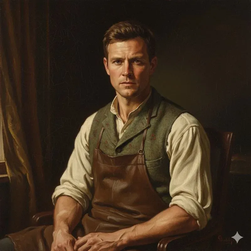 Authentic Victorian Oil Portraits Gen