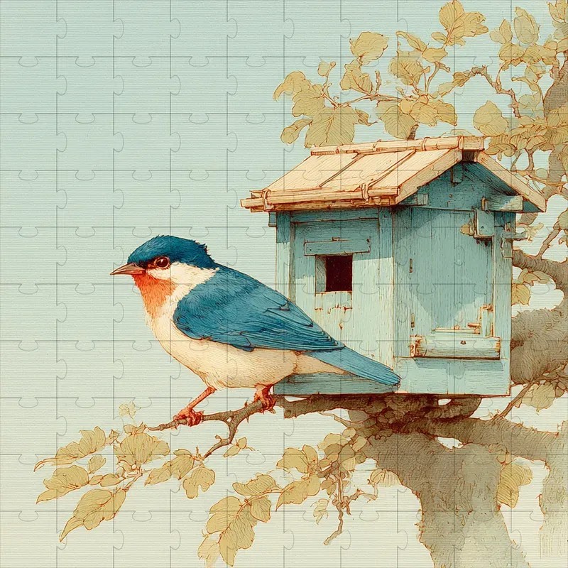 Oil Storybook Painted Nostalgic Art