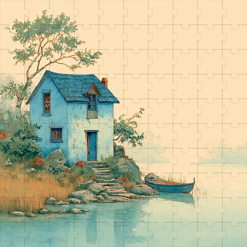 Oil Storybook Painted Nostalgic Art