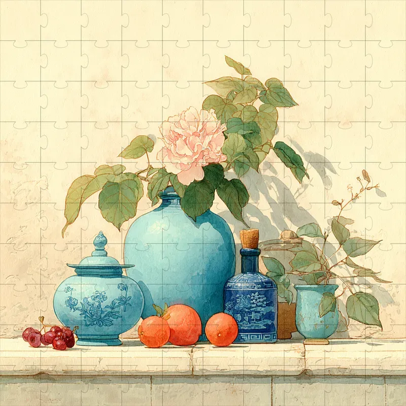 Oil Storybook Painted Nostalgic Art