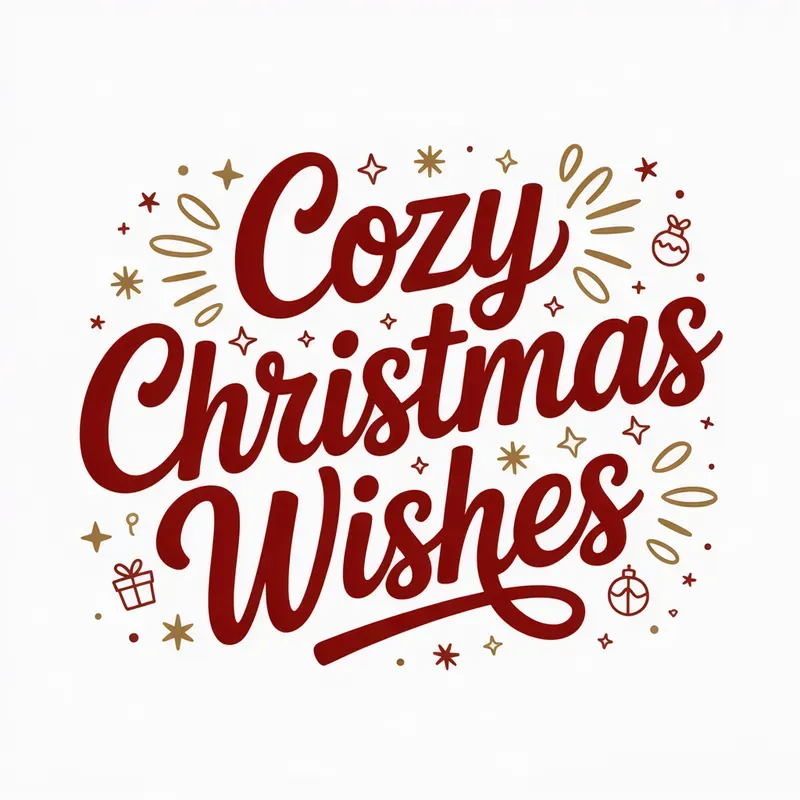 A Hand Lettered Christmas Greetings