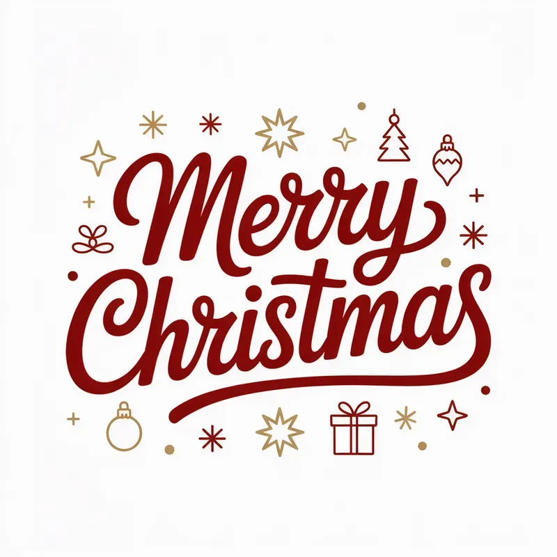 A Hand Lettered Christmas Greetings