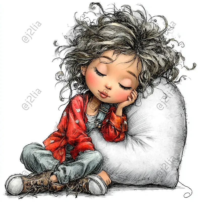Cute Valentine Girls Clipart