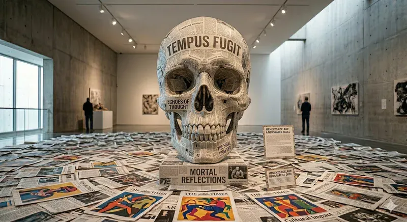 Contemporary Recycled Newspaper Sculptures