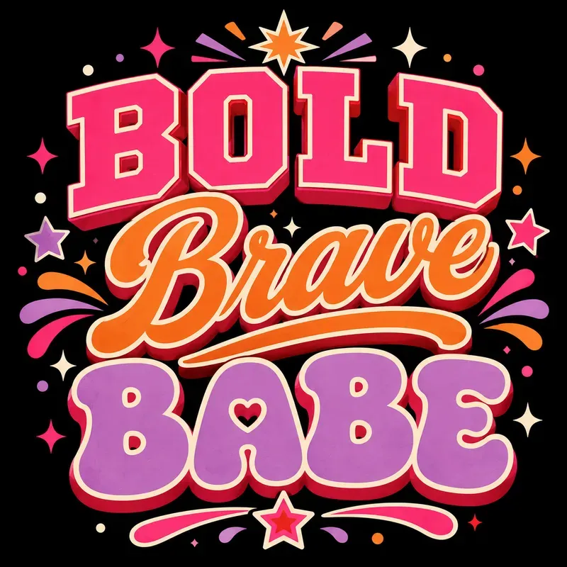 Three Word Retro Typography Tshirts