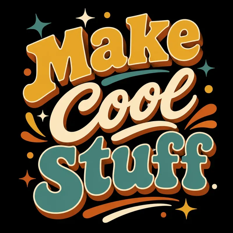 Three Word Retro Typography Tshirts