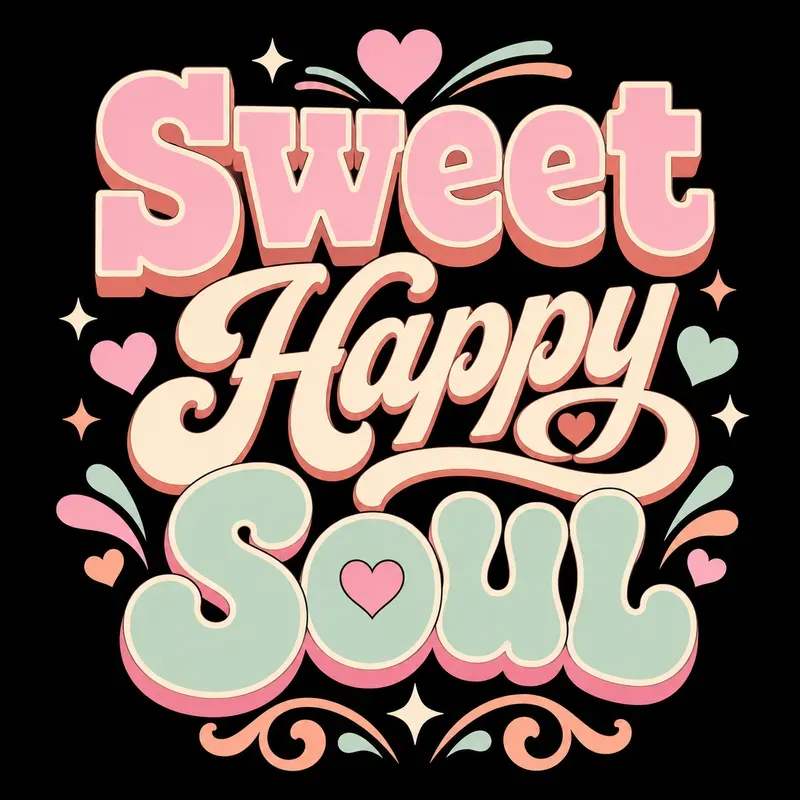 Three Word Retro Typography Tshirts