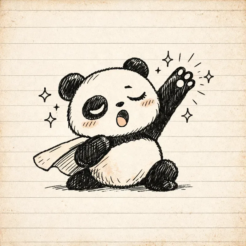 Raccoon Dab Dance Doodle Fun