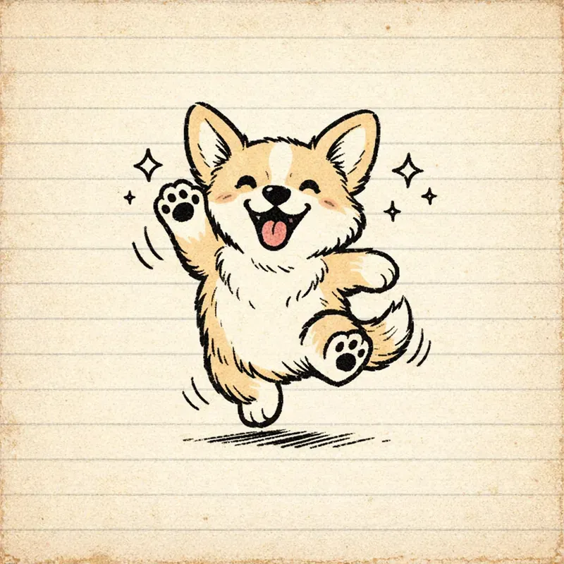 Raccoon Dab Dance Doodle Fun