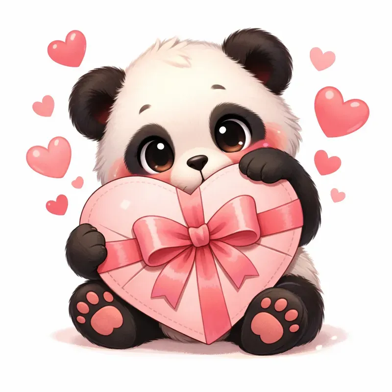 Adorable Valentines Day Animal Love