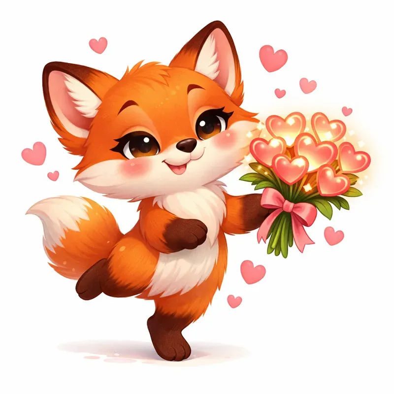 Adorable Valentines Day Animal Love