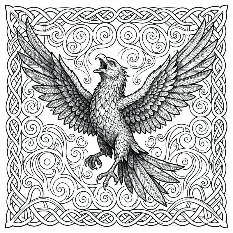 Mythical Creatures Advanced Line Art