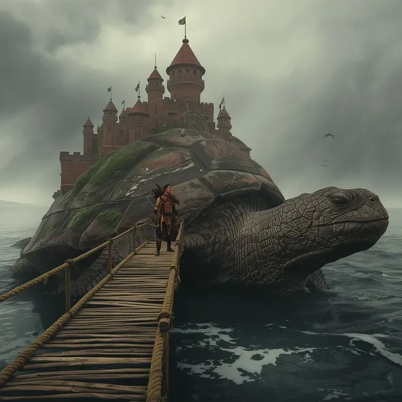 Guardians On The Turtle Palace