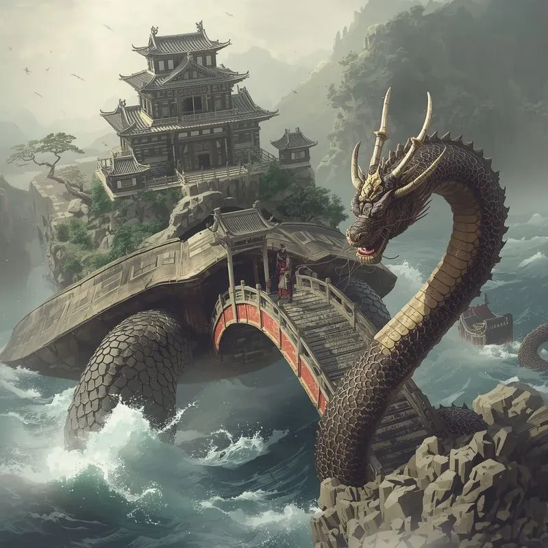 Guardians On The Turtle Palace