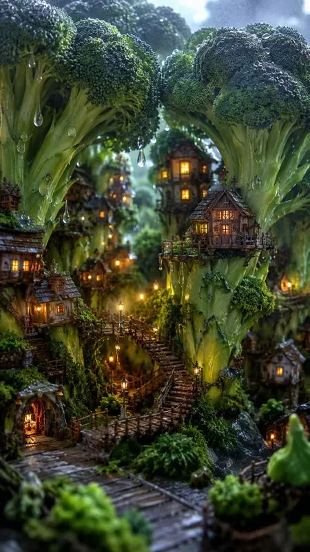 Miniature Vegetable Villages
