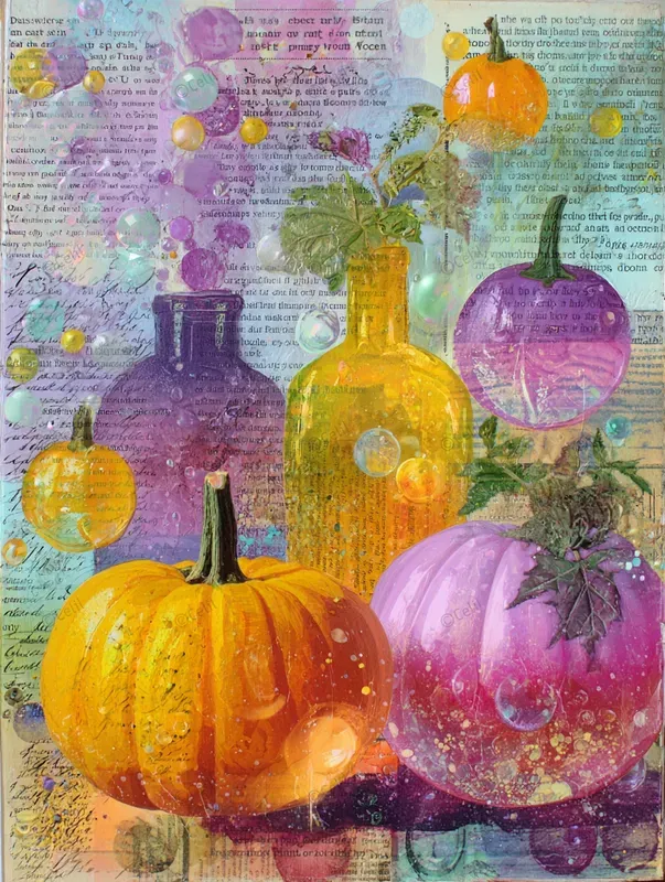 Dreamy Fine Junk Journal Art