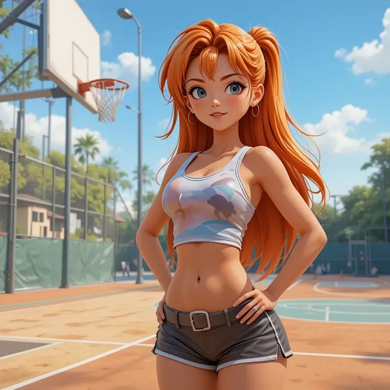 Curvy Beauties Glossy Anime Realism