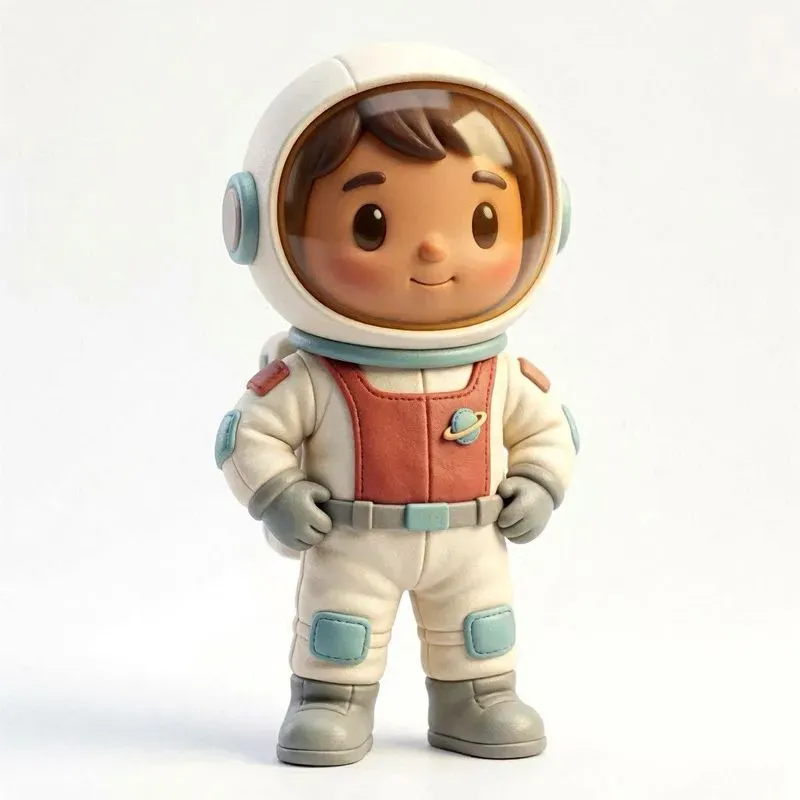 3D Cute Chibi Character Illustrations