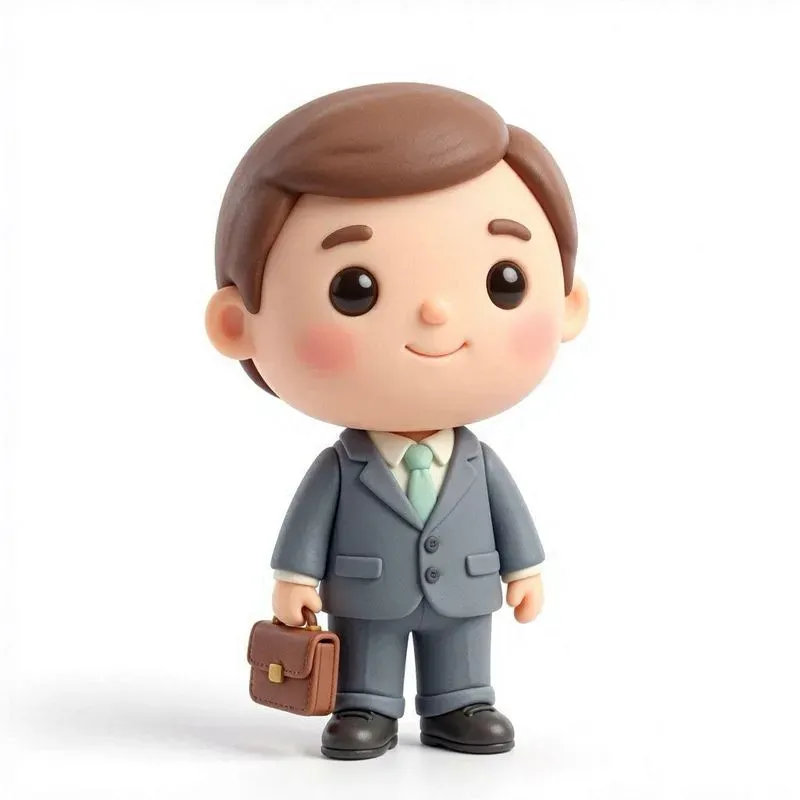 3D Cute Chibi Character Illustrations
