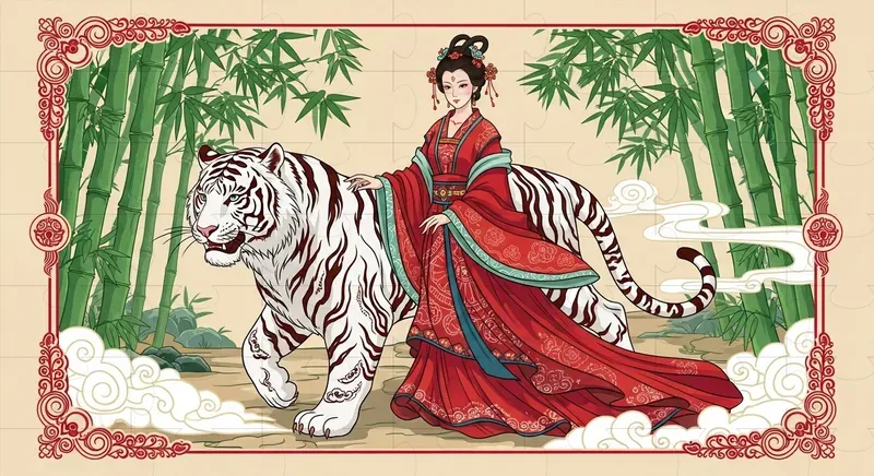 Elegant Folk Art Scenes