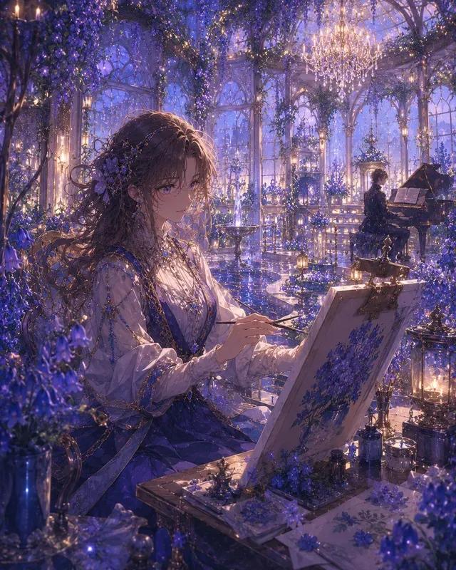 Petal The Bluebell Ballroom Anime Art