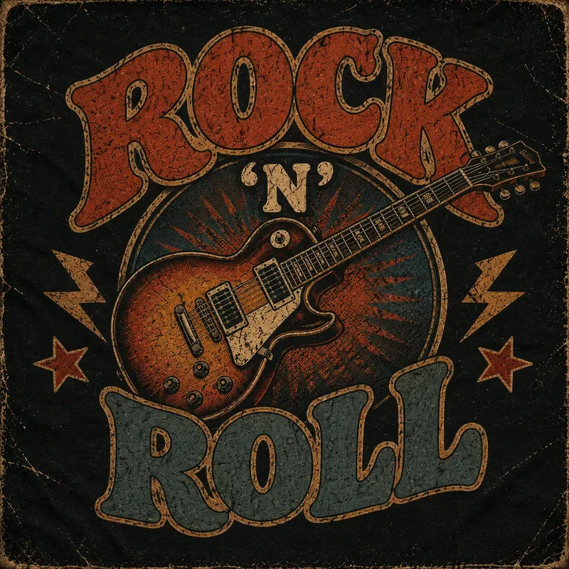 Vintage Retro Grungy Tees