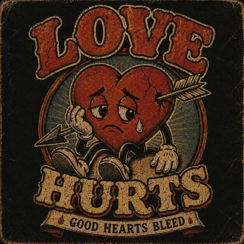 Vintage Retro Grungy Tees