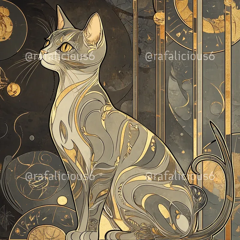 Art Nouveau Animals Viennese Secessions