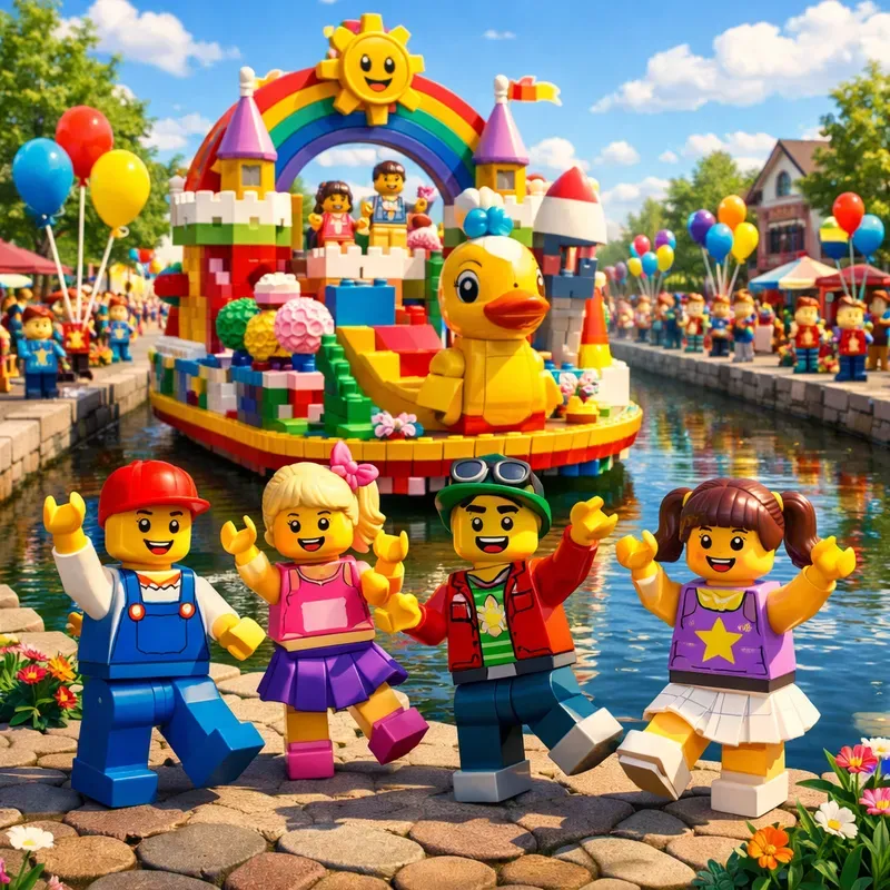 Lego Canal Carnival Parades