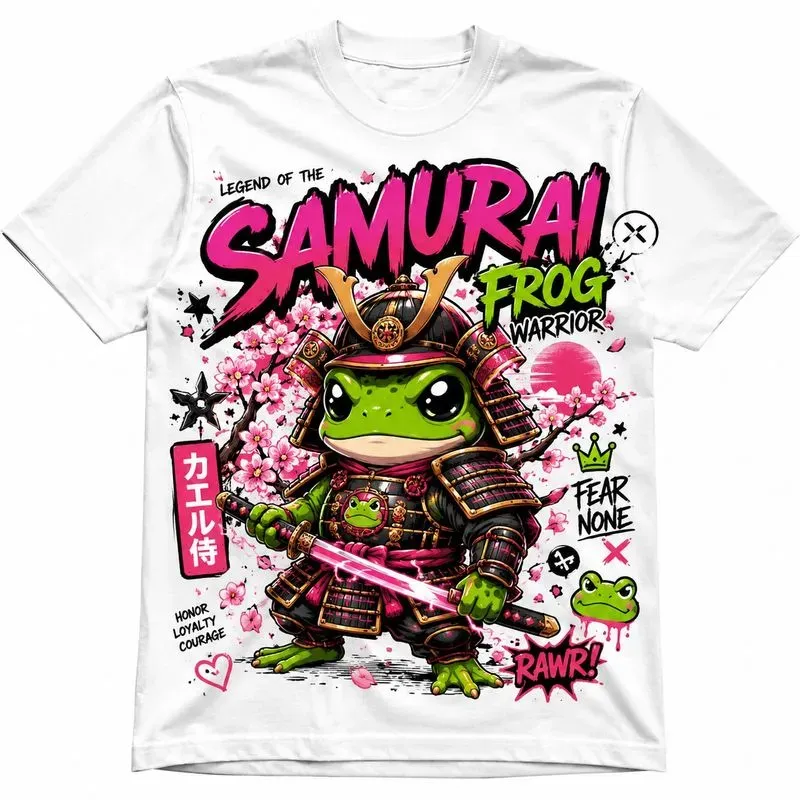 Neon Cartoon Streetwear Tee Packs