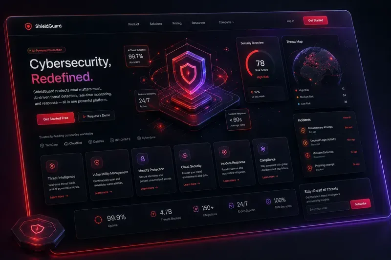 Ultramodern Saas Landing Page Creators