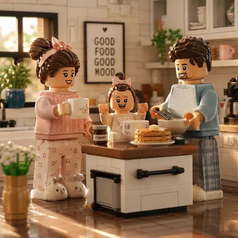 Cinematic Lego Family Portraits