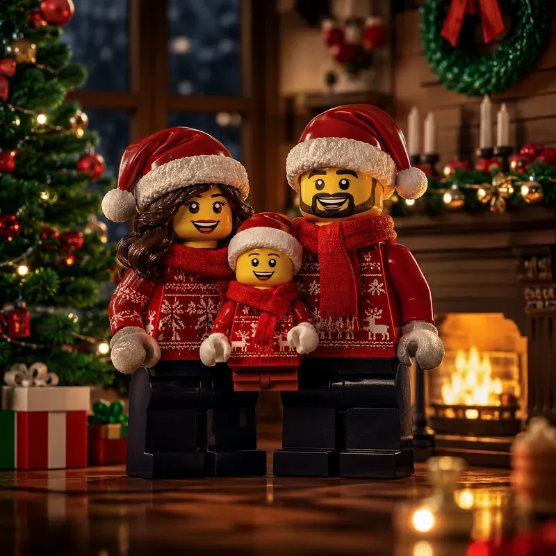 Cinematic Lego Family Portraits