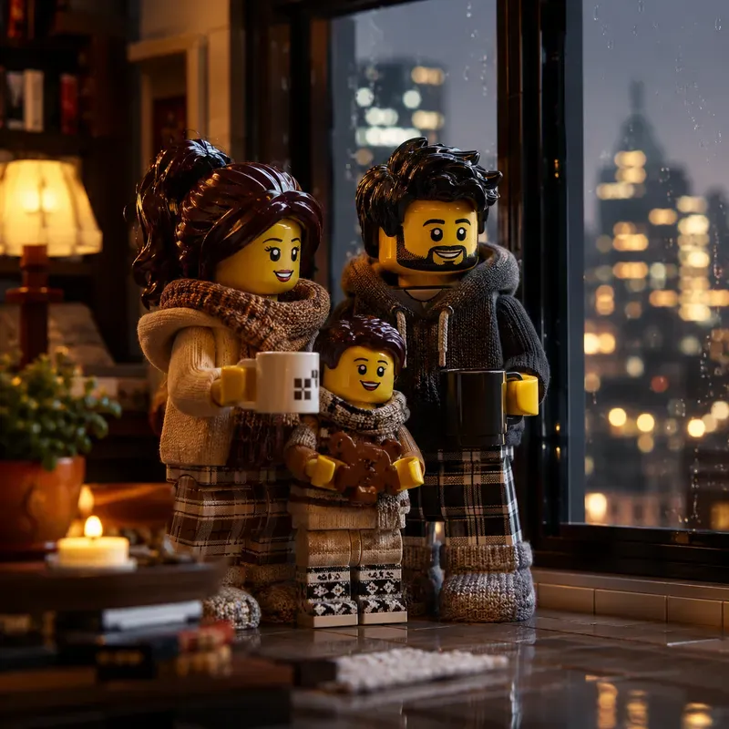 Cinematic Lego Family Portraits