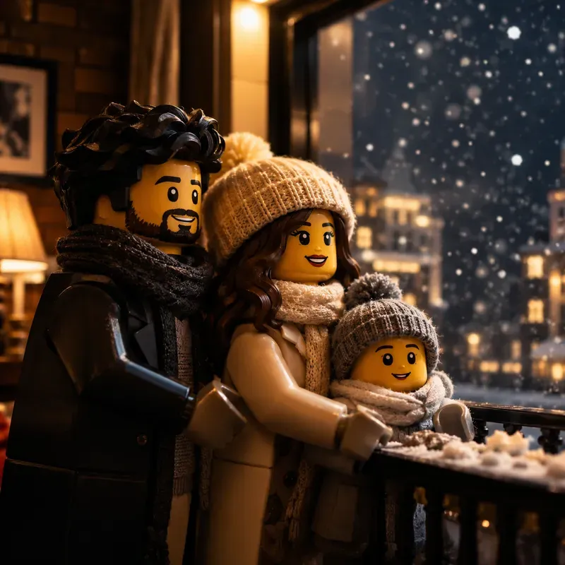 Cinematic Lego Family Portraits